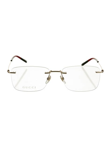 frameless gucci glasses